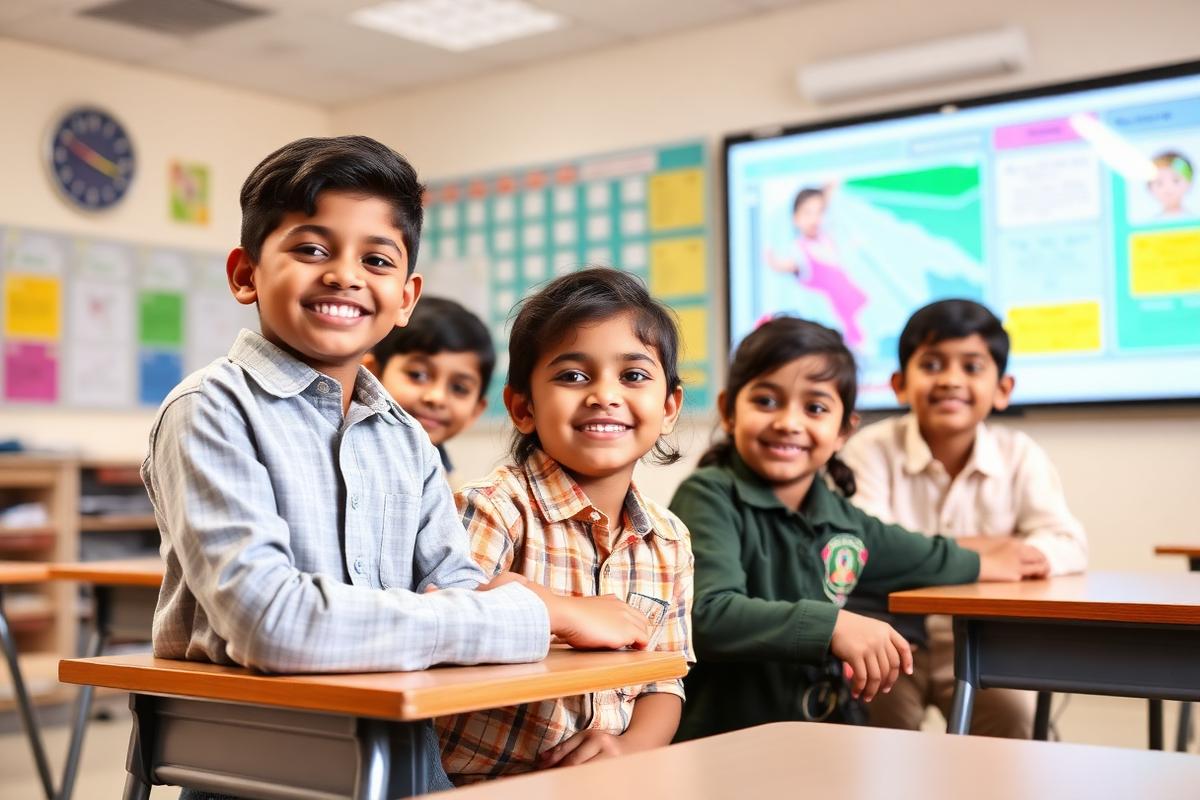 Modern classroom